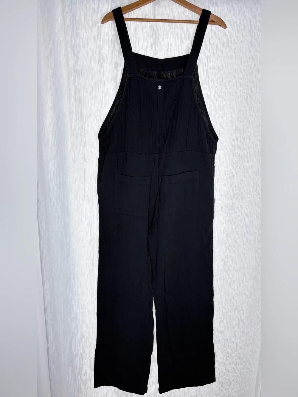 Roxy Organic Cotton Jumpsuit, Beachside Dreaming, Phantom, size Medium - Picture 6 of 15